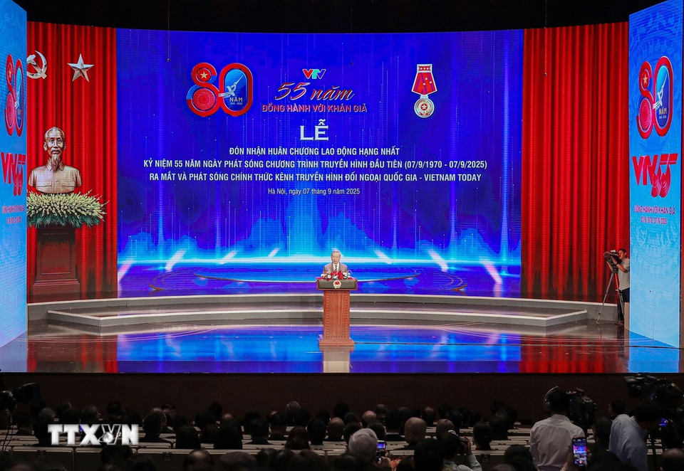 Tổng Bí thư Tô Lâm phát biểu. (Ảnh: Phan Phương/TTXVN)