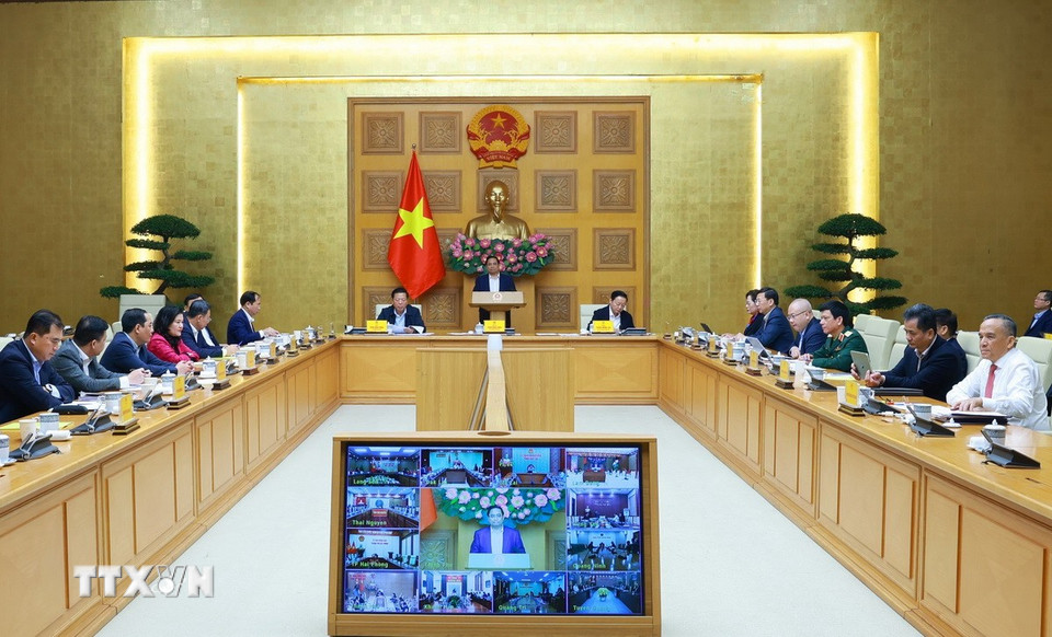 Thủ tướng Phạm Minh Chính chủ trì Phiên họp thứ 4 của Ban Chỉ đạo Trung ương về chính sách nhà ở và thị trường bất động sản. (Ảnh: Dương Giang/TTXVN)