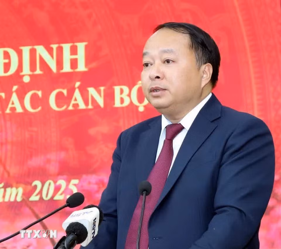 Ông Phan Huy Ngọc, Phó Bí thư Tỉnh ủy Tuyên Quang (mới) nhiệm kỳ 2020-2025, giữ chức vụ Chủ tịch Ủy ban Nhân dân tỉnh Tuyên Quang (mới) nhiệm kỳ 2021-2026. (Ảnh: TTXVN)