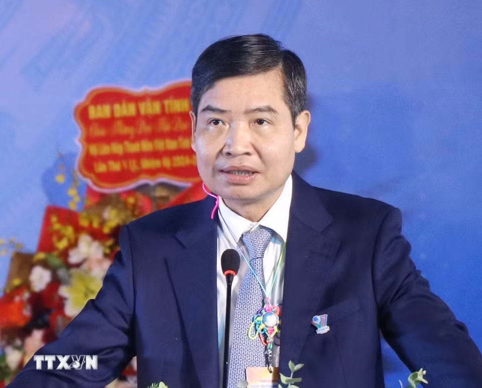 Ông Tạ Anh Tuấn, Phó Bí thư Tỉnh ủy Đắk Lắk (mới) nhiệm kỳ 2020-2025, giữ chức vụ Chủ tịch Ủy ban Nhân dân tỉnh Đắk Lắk (mới) nhiệm kỳ 2021-2026. (Ảnh: Tường Quân/TTXVN)