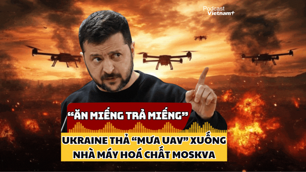 Ukraine "ăn miếng trả miếng", thả "mưa UAV" khiến Moskva rung chuyển 