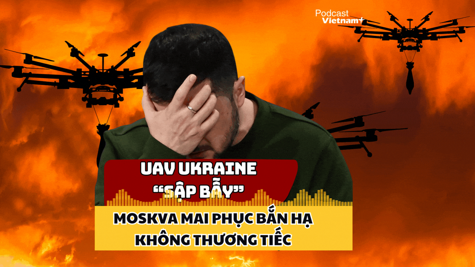 UAV Ukraine "rụng như sung" sau khi dính đòn mai phục của Moskva