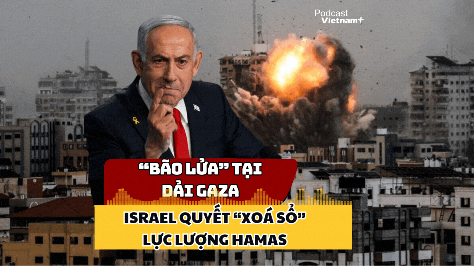 Israel "truy cùng diệt tận" lực lượng Hamas, trút cơn "mưa bom" tại Dải Gaza