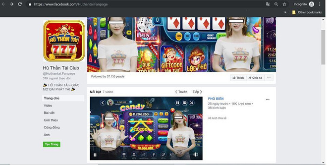 Lại xuất hiện thêm một game cờ bạc trá hình trên Internet ảnh 2