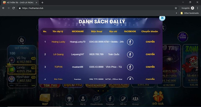 Lại xuất hiện thêm một game cờ bạc trá hình trên Internet ảnh 3