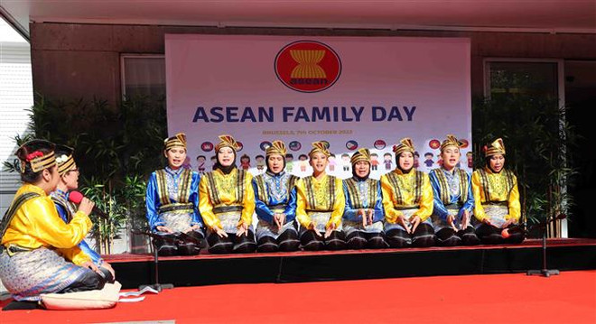 Nhiều hoạt động thú vị nhân Ngày Gia đình ASEAN tại Bỉ ảnh 1