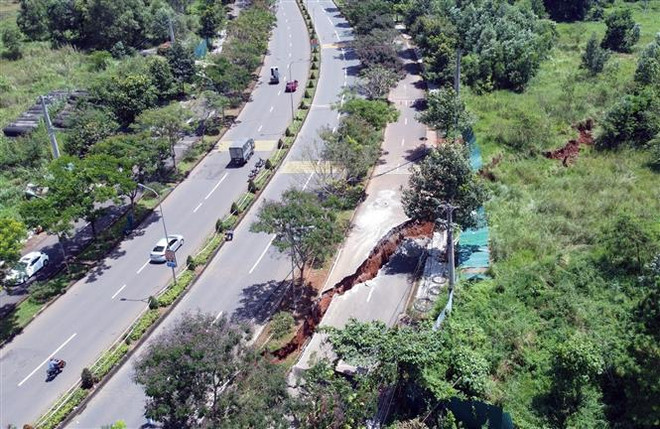 Đắk Nông: Nhà đầu tư&nbsp;có trách nhiệm sửa sụt lún trên Đường Hồ Chí Minh ảnh 1