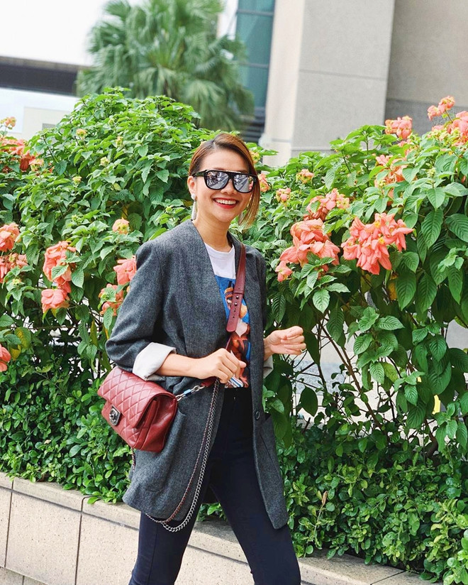 Trời trở rét, dàn sao Việt lăng xê áo khoác, blazer ấm áp ảnh 5