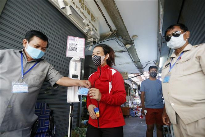 Số ca mắc mới COVID-19 tại Campuchia xuống thấp nhất kể từ tháng 4 ảnh 1