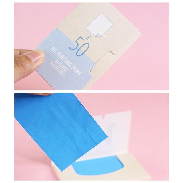 Giấy thấm dầu The Face Shop Oil Blotting Films giúp làm sạch bề mặt da nhờn một cách nhanh chóng. Tuyệt chiêu giảm dầu thừa cho da khi làm việc cả ngày trước máy tính ảnh 3