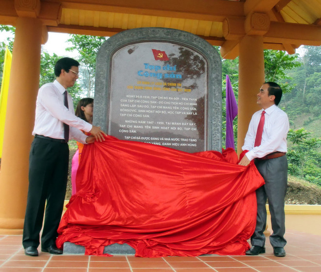 Khánh thành Nhà Bia di tích kỷ niệm Tạp chí Cộng sản tại Tân Trào ảnh 1