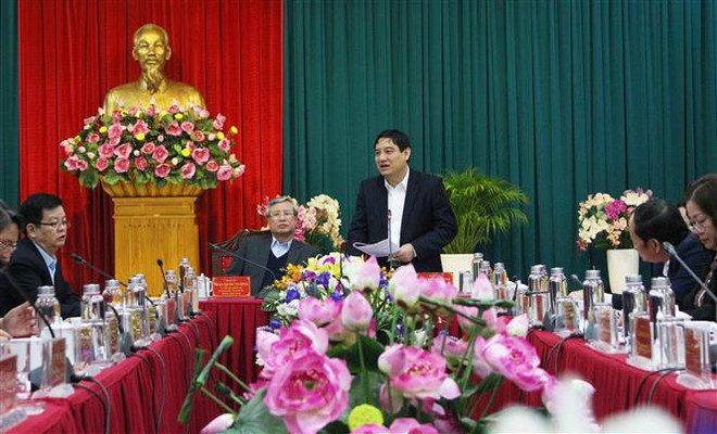 Thường trực Ban Bí thư làm việc với ban thường vụ Tỉnh ủy Nghệ An ảnh 1