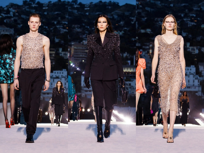 Versace Thu Đông 2023: Tìm lại hào quang Hollywood thuở hoàng kim ảnh 24