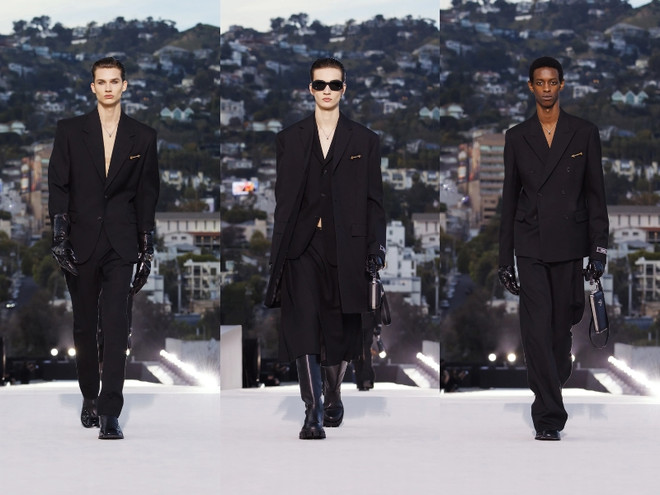 Versace Thu Đông 2023: Tìm lại hào quang Hollywood thuở hoàng kim ảnh 3