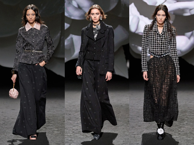 Chanel Thu Đông 2023: Mùa hoa trà nở rộ nơi trái tim nước Pháp ảnh 18