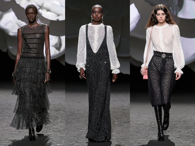 Chanel Thu Đông 2023: Mùa hoa trà nở rộ nơi trái tim nước Pháp ảnh 19