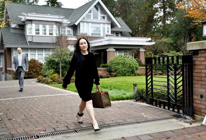 Bà Mạnh Vãn Châu. (Nguồn: Reuters) CFO Huawei Mạnh Vãn Châu đề nghị nới lỏng điều kiện tại ngoại ảnh 1