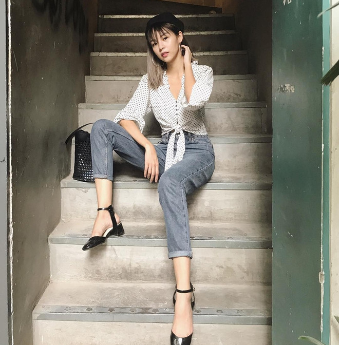 Mỹ nhân Việt biến tấu sơmi sành điệu trên sàn diễn street style ảnh 5