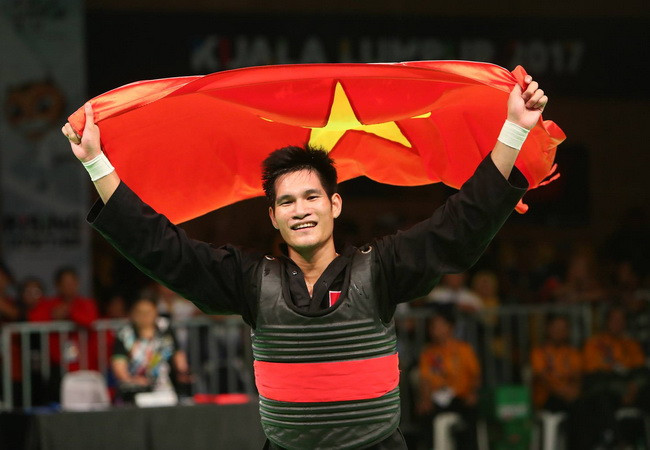 SEA Games 29: Nguyễn Duy Tuyến giành huy chương vàng pencak silat ảnh 1
