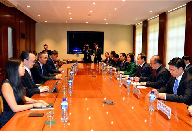 Phó Thủ tướng Lê Minh Khái làm việc với Phó Tổng Giám đốc WTO ảnh 1