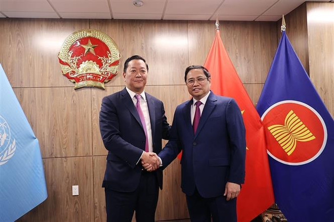 Thủ tướng tiếp, điện đàm với lãnh đạo các quỹ đầu tư và tập đoàn ảnh 1