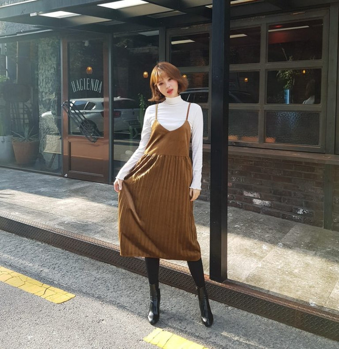 Gợi ý 5 cách mix đầm bất bại dành cho phái đẹp trong ngày lạnh ảnh 4