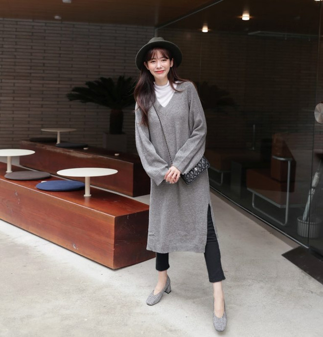 Gợi ý 5 cách mix đầm bất bại dành cho phái đẹp trong ngày lạnh ảnh 14