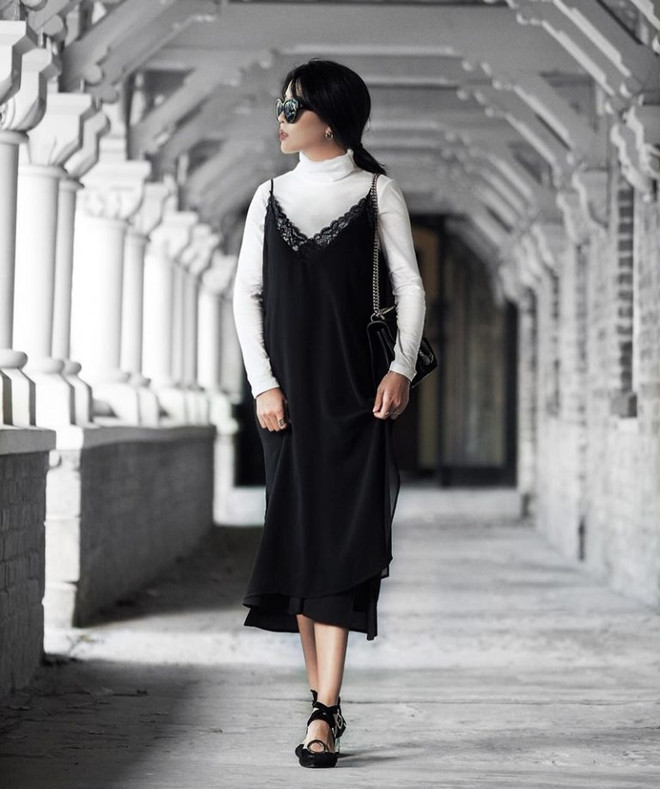 Gợi ý 5 cách mix đầm bất bại dành cho phái đẹp trong ngày lạnh ảnh 3