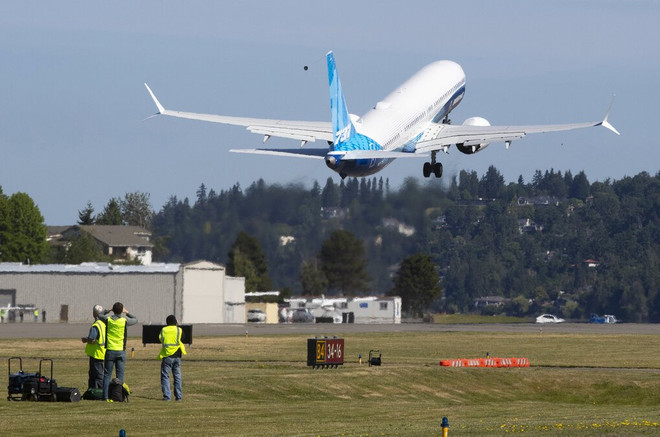 (Nguồn: The Seattle Times) Boeing 737 MAX thế hệ mới nhất có chuyến bay thử nghiệm đầu tiên ảnh 1