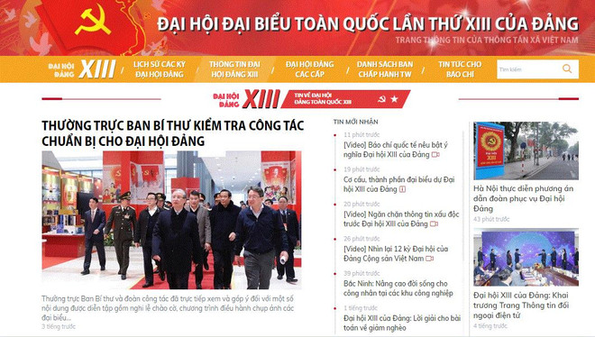 TTXVN lan tỏa kịp thời, chính xác tin chính thống về Đại hội Đảng ảnh 1
