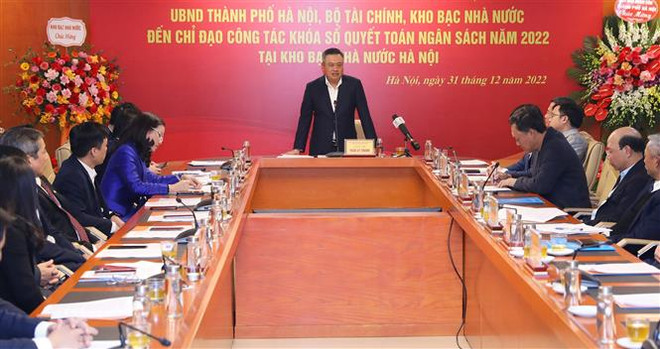 Thủ đô Hà Nội thu ngân sách Nhà nước năm 2022 vượt dự toán 6,6% ảnh 1