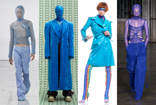 Sắc xanh lam duyên dáng đang phủ sóng khắp các sàn diễn thời trang ảnh 3