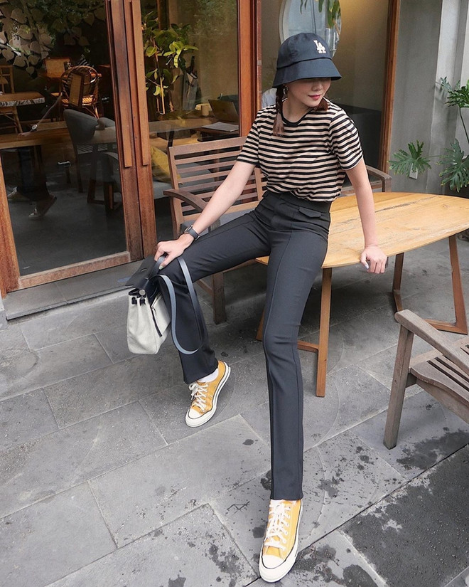 Street style khoe chân dài miên man của dàn mỹ nhân Việt ảnh 1