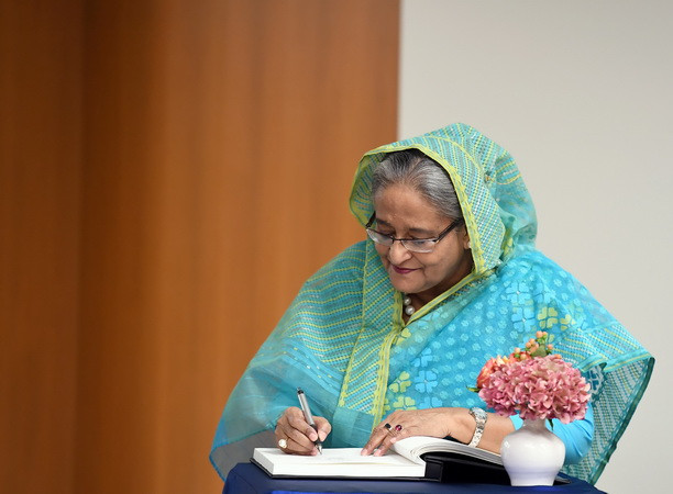 Thủ tướng Bangladesh Sheikh Hasina. (Nguồn: AFP/TTXVN) Thủ tướng Bangladesh Sheikh Hasina thăm chính thức Australia ảnh 1