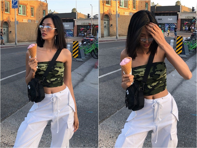 Được hàng loạt sao nữ lăngxê, crop-top thống trị xu hướng đầu Thu ảnh 5