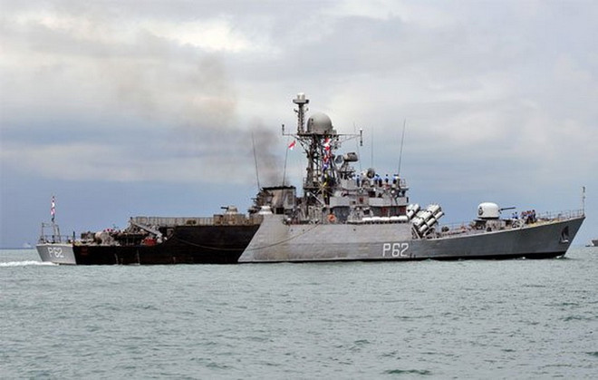 Tàu hải quân, máy bay Ấn Độ tới Sri Lanka tham gia tập trận chung ảnh 1