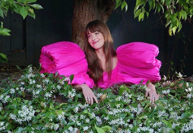 Mỹ nhân "50 sắc thái" ngọt ngào với tuyệt phẩm đầm hồng của Công Trí ảnh 1