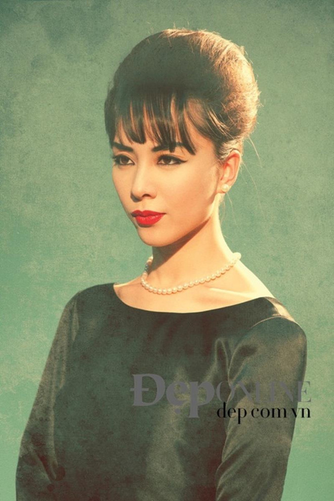 Dương Trương Thiên Lý trong tạo hình tứ đại mỹ nhân Sài Gòn xưa ảnh 1