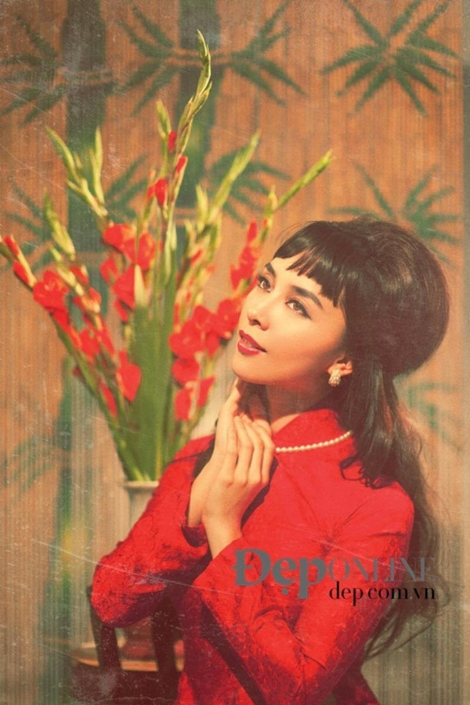 Dương Trương Thiên Lý trong tạo hình tứ đại mỹ nhân Sài Gòn xưa ảnh 2