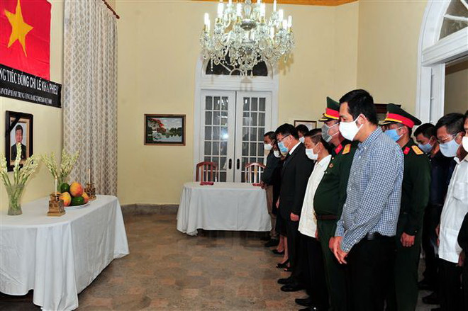 Tổ chức lễ viếng nguyên Tổng Bí thư Lê Khả Phiêu tại Cuba ảnh 3