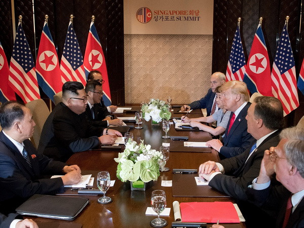 Lãnh đạo Mỹ-Triều Tiên kết thúc cuộc hội đàm mở rộng ảnh 1