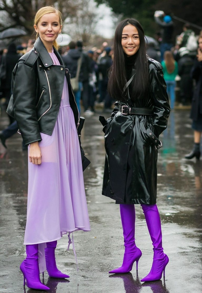 Năm chiêu phối đồ sành điệu với tím vô cực, gam màu “hot” nhất 2018 ảnh 24