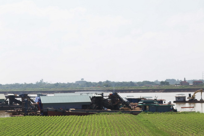 Kỷ luật bí thư, chủ tịch UBND xã vì tiếp tay khai thác cát trái phép ảnh 1