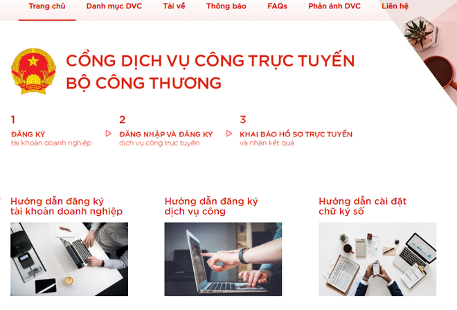 Bộ Công Thương giảm thiểu thời gian, chi phí trong khai báo trực tuyến ảnh 1