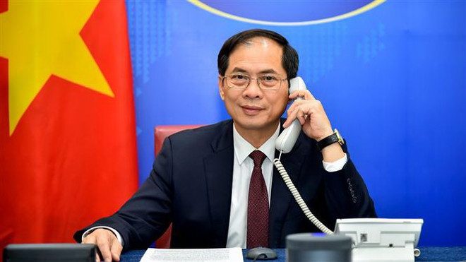 Bộ trưởng Ngoại giao Bùi Thanh Sơn. (Ảnh: TTXVN phát) Hàn Quốc và Việt Nam nhất trí hợp tác thúc đẩy quan hệ song phương ảnh 1