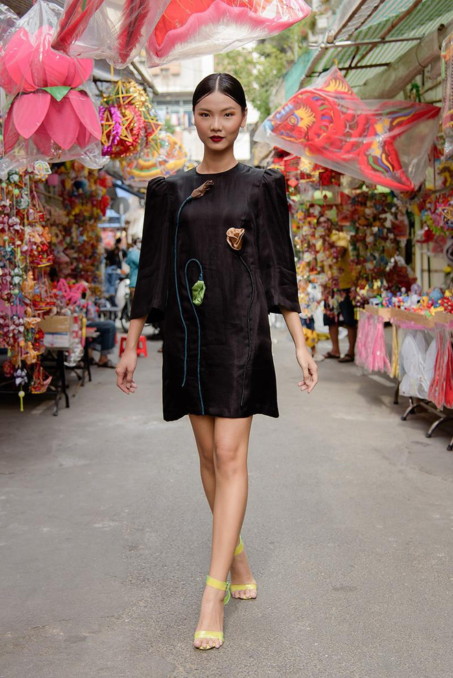 Những thiết kế lụa đậm chất Hà thành cho mùa thu của Hà Linh Thư ảnh 6