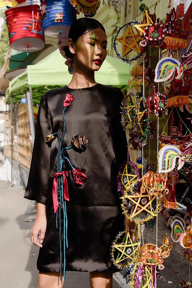 Những thiết kế lụa đậm chất Hà thành cho mùa thu của Hà Linh Thư ảnh 7