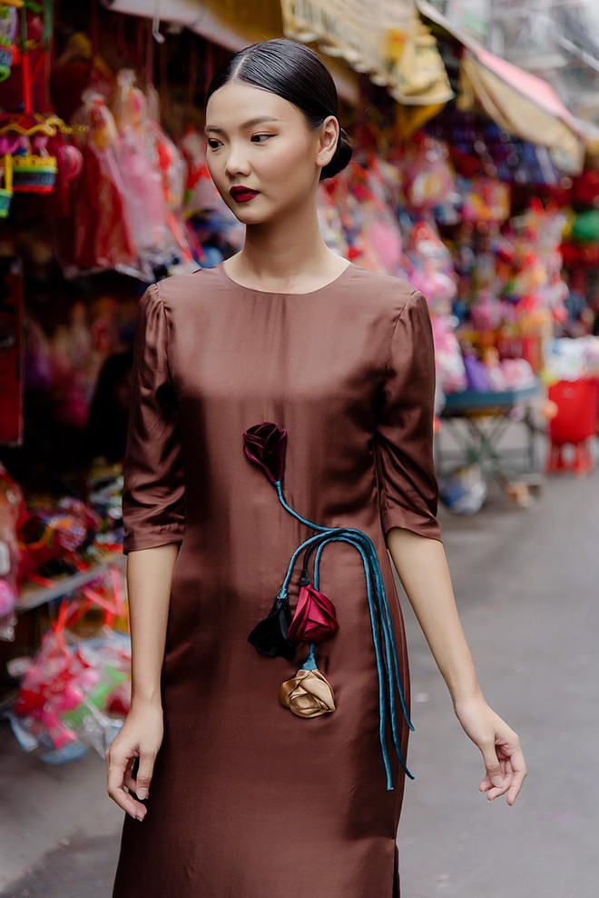 Những thiết kế lụa đậm chất Hà thành cho mùa thu của Hà Linh Thư ảnh 2