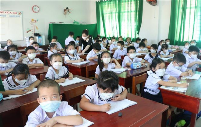 Long An cho học sinh tiểu học và trẻ mầm non học bán trú trở lại ảnh 1