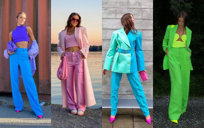 Tuyệt chiêu phối đồ color block nịnh mắt từ 5 fashionista hàng đầu ảnh 4